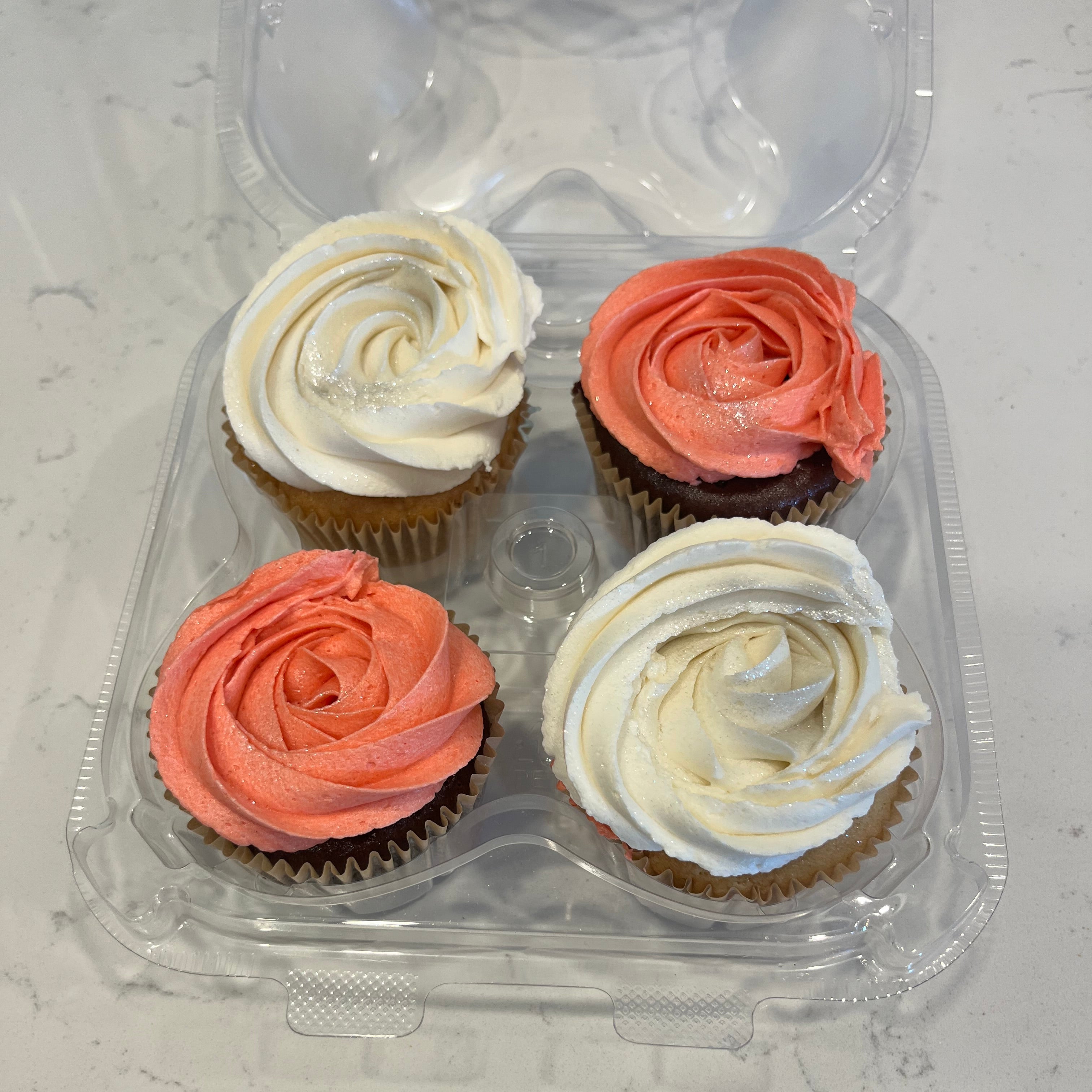 Barely Basic Vanilla + Chocolate Cupcake