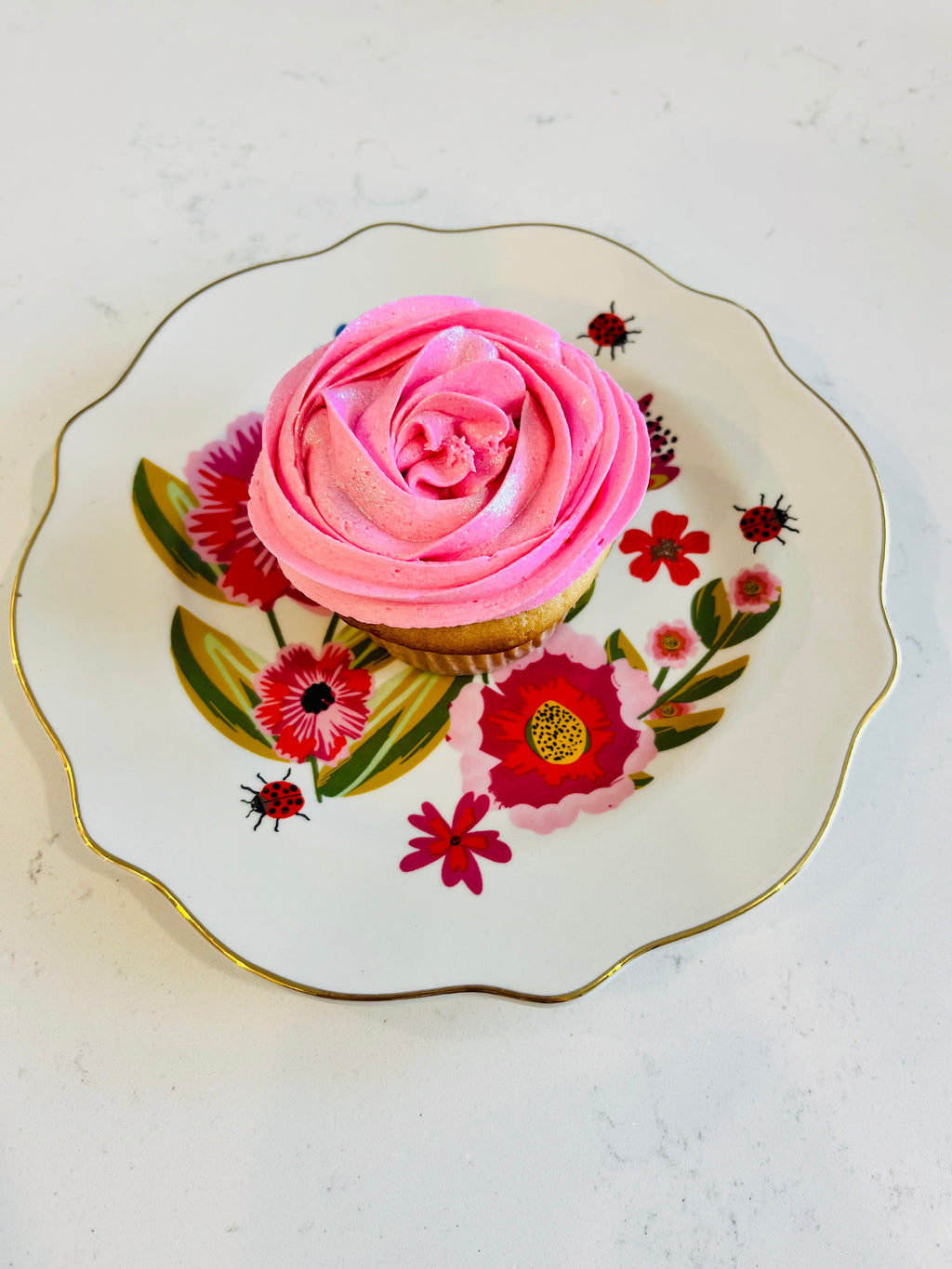 Gluten Free Pink Lemonade Cupcake