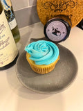 Lemon Blue & Bold Cupcake