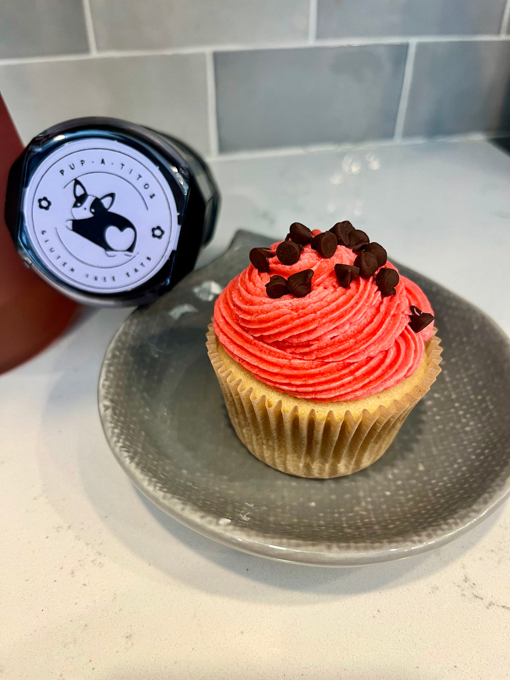 Gluten Free Watermelon Vibes Cupcake