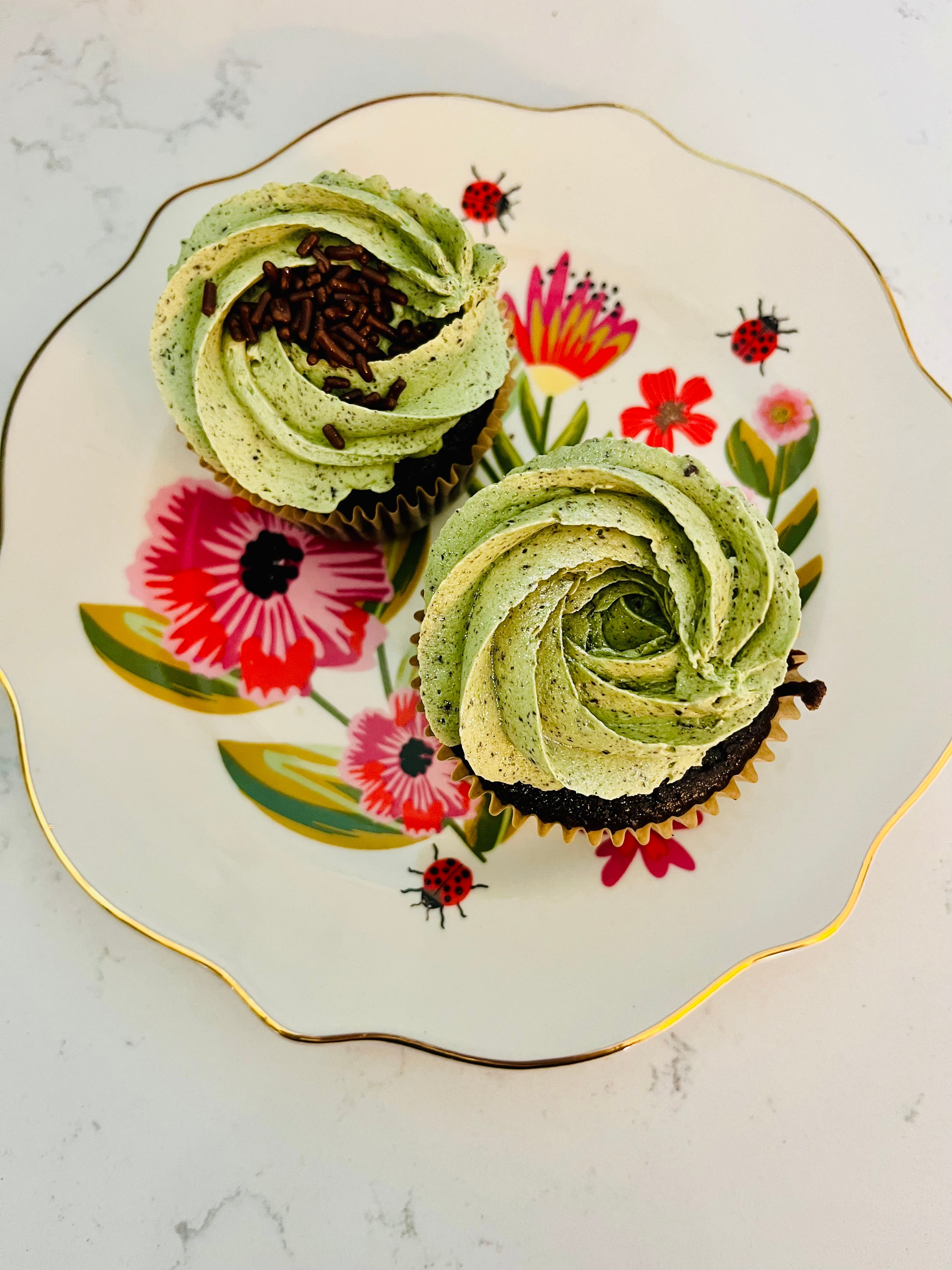 Gluten Free Cookie-Mintster Cupcake